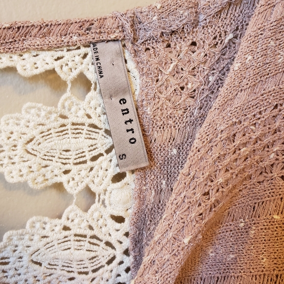 Entro crochet open back sweater - Picture 3 of 5